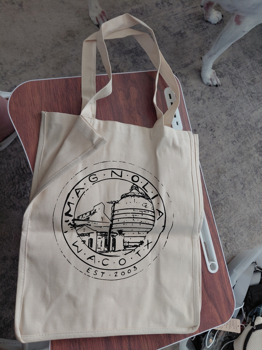 Magnolia Waco Canvas Tote Bag in Natural